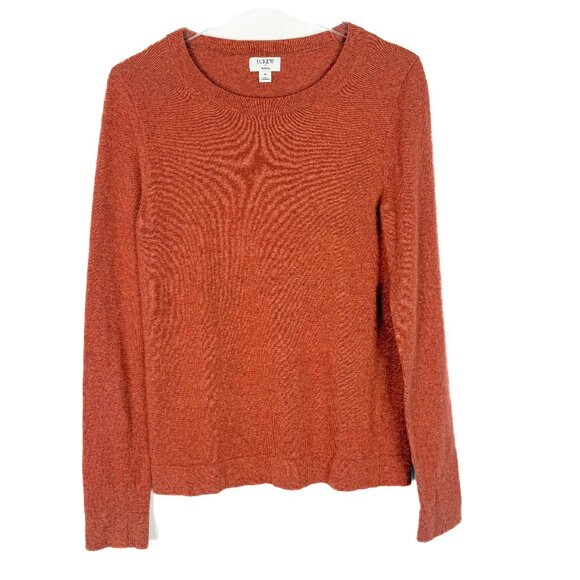 J. Crew Factory Sweaters - J. Crew Factory Cotton-Wool Blend Teddie Sweater Crewneck Clay Size Small S EUC